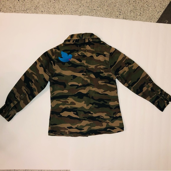 EUC Peek Girls Alabama camo jacket. Has embroidered bird on left back shoulder - Picture 5 of 13